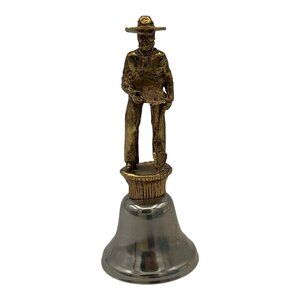 Vintage Barkerville BC Prospector Gold Panning Bell Metal Canada